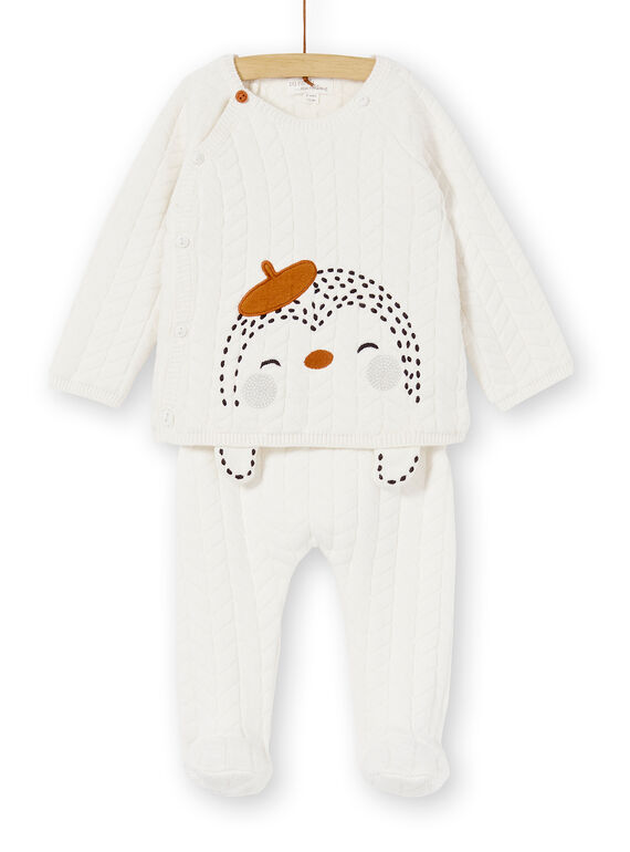 Ensemble en tricot pingouin KOU2ENS5 / 20WF0521ENS001